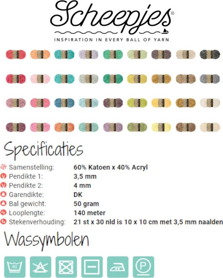 Scheepjes Brei haak pakket 50gr 12 willekeurige kleuren 7 Softfun 2 Softfun Denim 2 Softfun Aquarel 1 Stone Washed