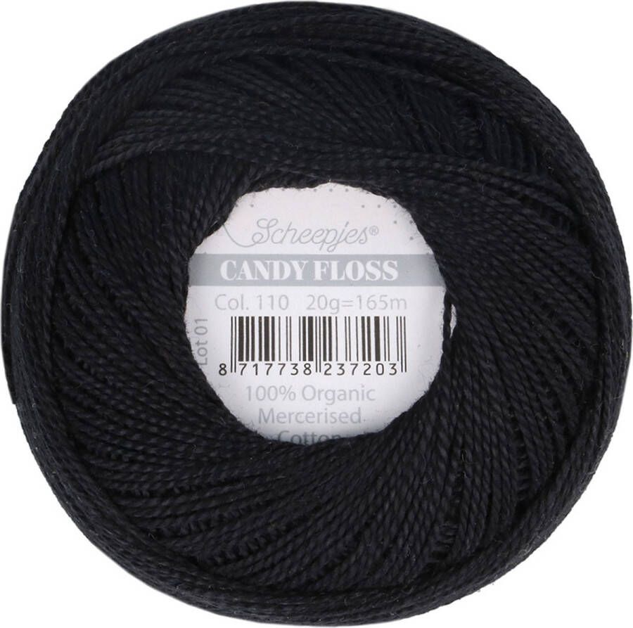 Scheepjes Candy Floss 110 Jet Black