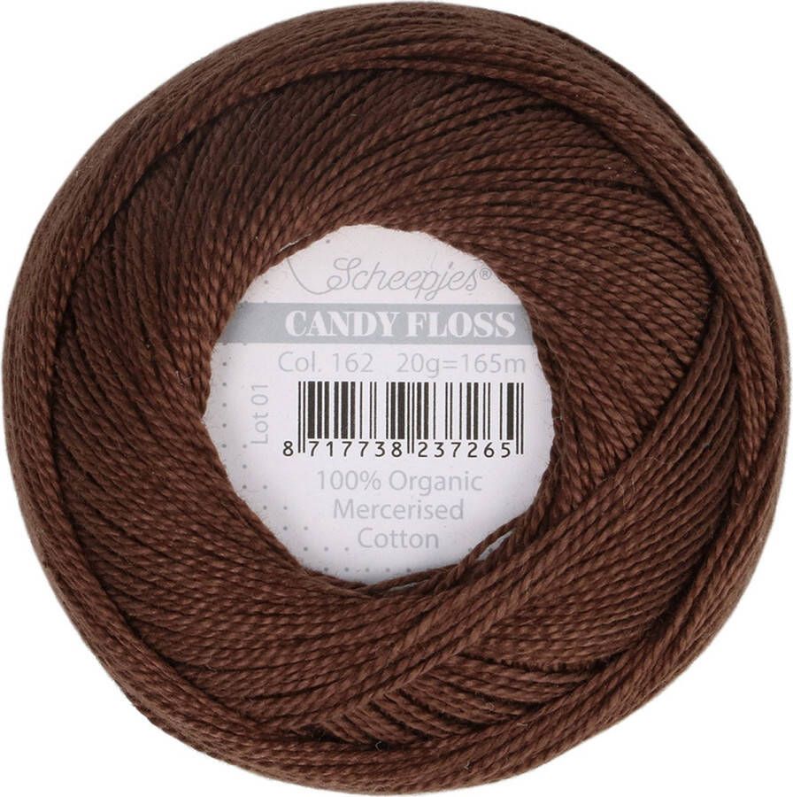 Scheepjes Candy Floss Kleur-Black Coffee 162