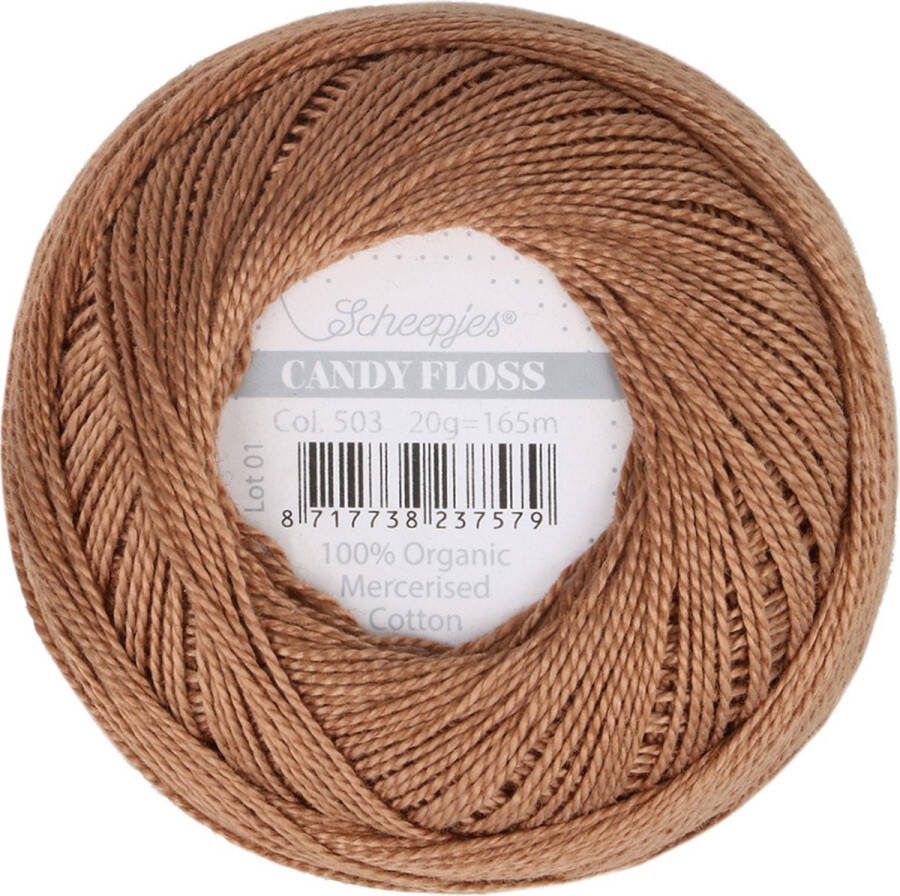 Scheepjes Candy Floss Kleur-Hazelnut 503