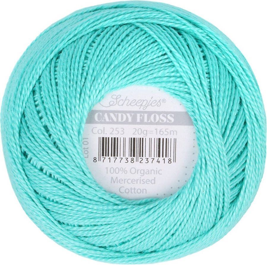 Scheepjes Candy Floss Kleur-Turqoise 253