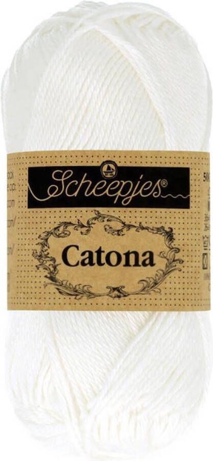 Scheepjes Catona 10 gram 106 Snow White