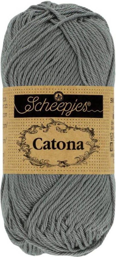 Scheepjes Catona 10 gram 242 Metal Grey