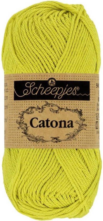 Scheepjes Catona 10 gram 245 Green Yellow