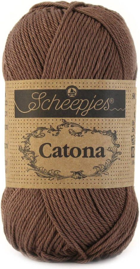 Scheepjes Catona 25gr 507 Chocolate