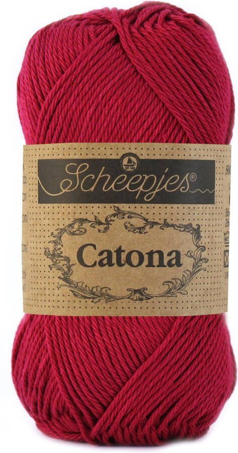Scheepjes Catona 25gr 517 Ruby