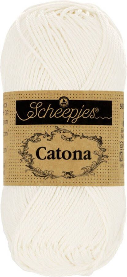 Scheepjes Catona 50 gram 105 Bridal White