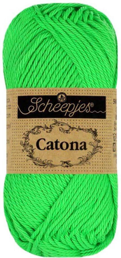 Scheepjes Catona katoen Neon Green 602