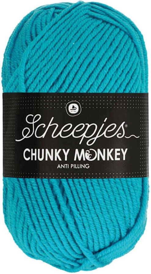 Scheepjes Chunky Monkey 100g 1068 Turquoise Blauw
