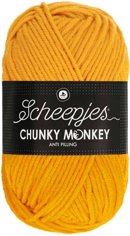 Scheepjes Chunky Monkey 100g 1114 Golden Yellow Geel