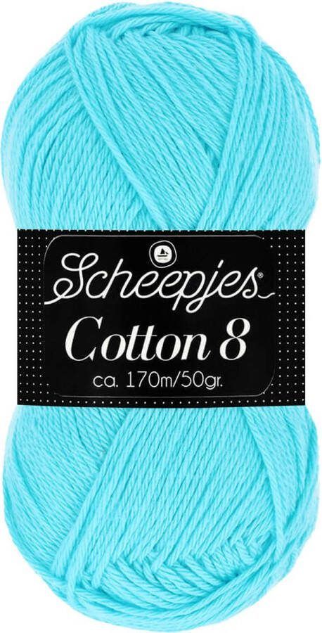 Scheepjes Cotton 8 50g 622 Blauw