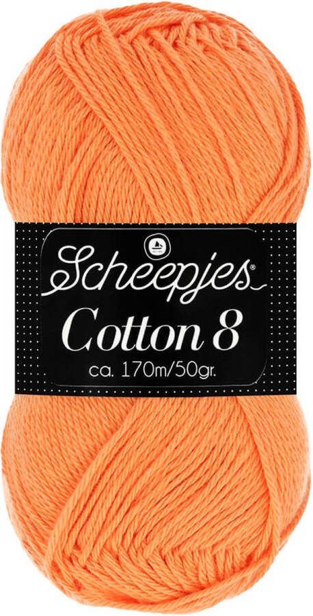 Scheepjes Cotton 8 50g 639 Oranje