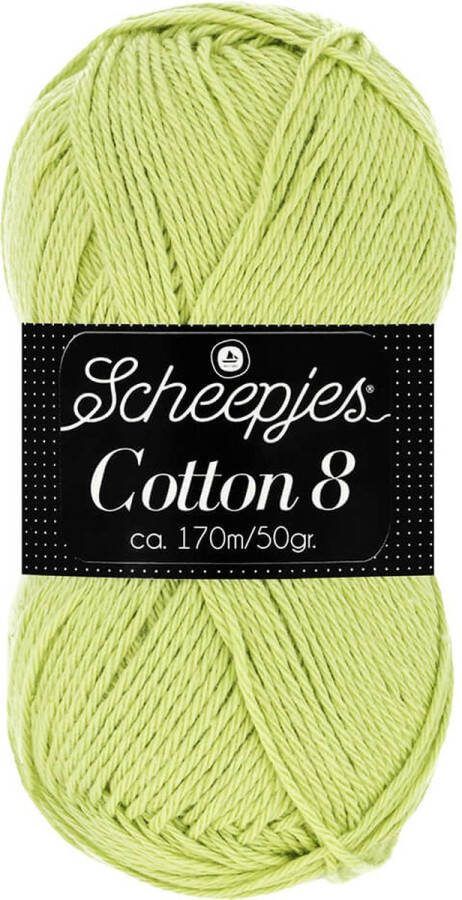 Scheepjes Cotton 8 50g 642 Geel