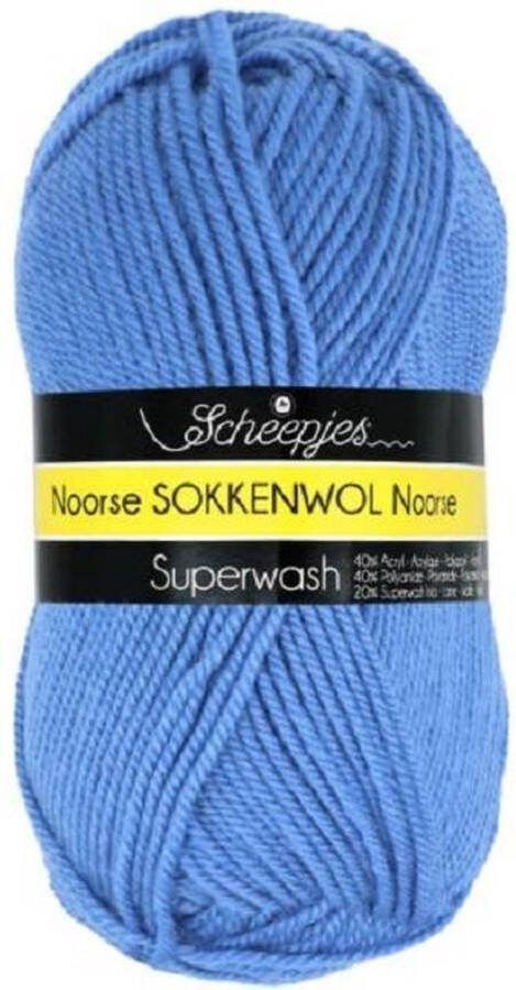 Scheepjes Noorse Wol Markoma 100g 6866 Blauw