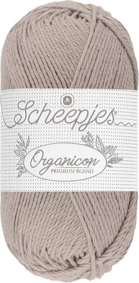 Scheepjes Organicon 50 gram 201 Ashen Mink