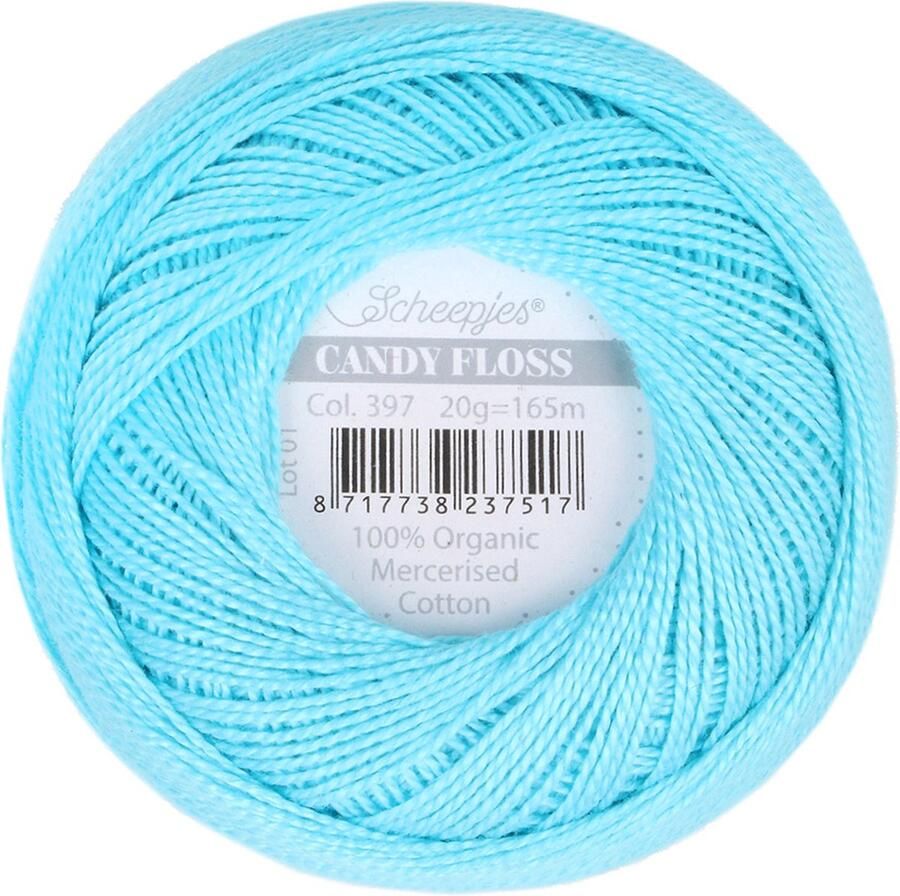 Scheepjes Candy Floss 397 Cyan