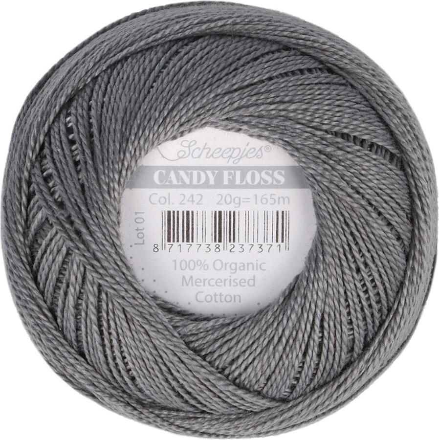 Scheepjes Candy Floss Kleur-Metal Grey 242