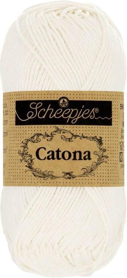 Scheepjes Catona 10gr 105 Bridal White