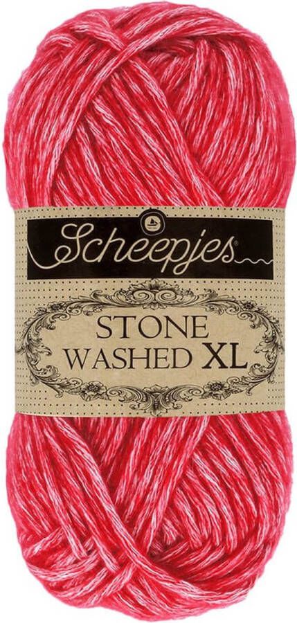 Scheepjes Stonewashed XL 847 Red Jasper pak van 10 bollen a 50 gram