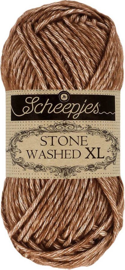 Scheepjes Stone Washed XL 50 gr 862 Brown Agate