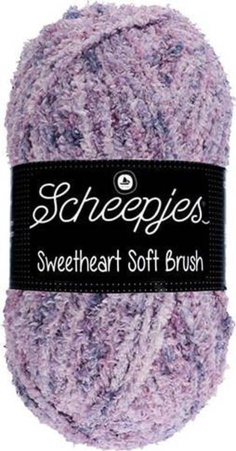 Scheepjes Sweetheart Soft Brush 100g Paars Roze