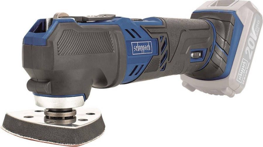 Scheppach CMT200 Multitool 20V Incl. Mes Schraper en Schuurschijf