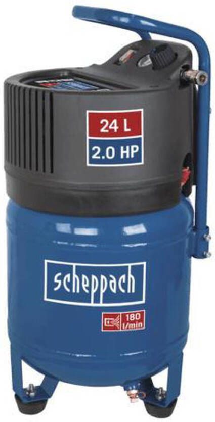 Scheppach HC24V Compressor Olievrij 10 bar 24L 230V 1500W