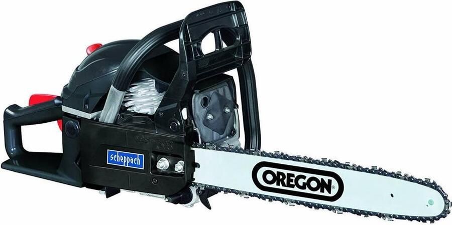 Scheppach Kettingzaag 46 cc Benzine 16 Oregon Zaagblad en Zaagketting