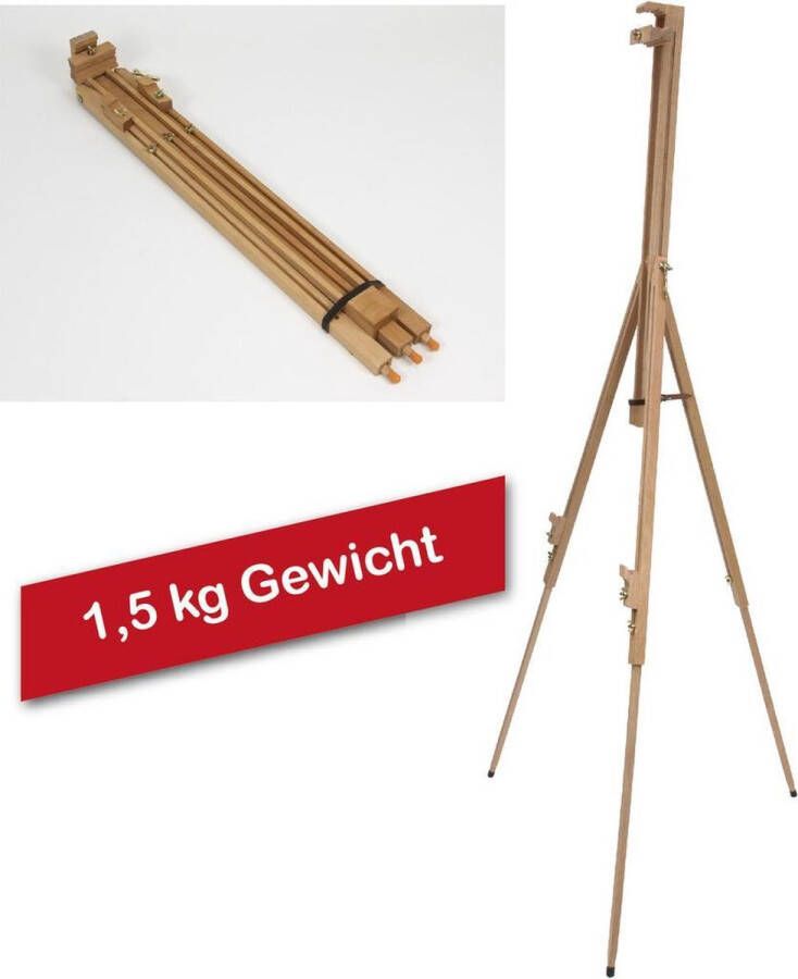 Schildersezel-enzo Veldezel Schildersezel lichtgewicht Doekhoogte 120cm Beukenhout