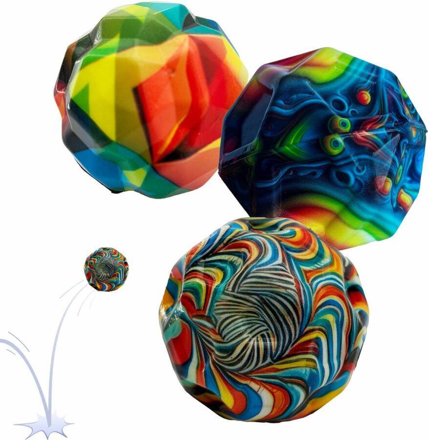 Schildkröt High Bounce Balls Set van 3 Stuiterbal