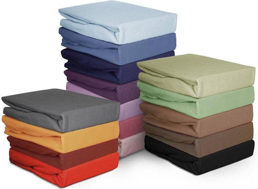 Schlafgut Hoeslaken Frottee Stretch (badstof) 511-platin 140 200x160 200