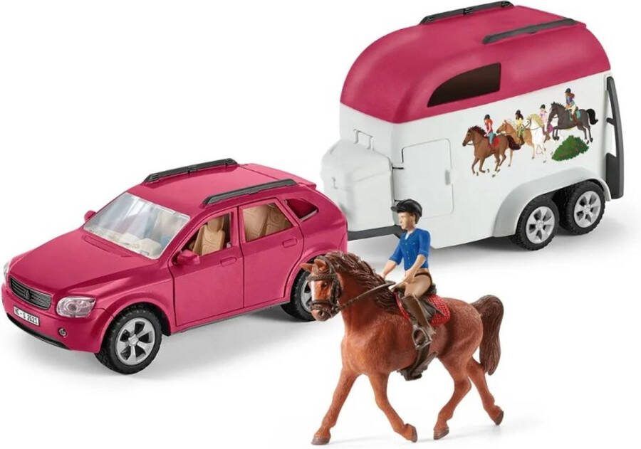 Schleich Auto met aanhanger 72223 Horse Club-assortiment