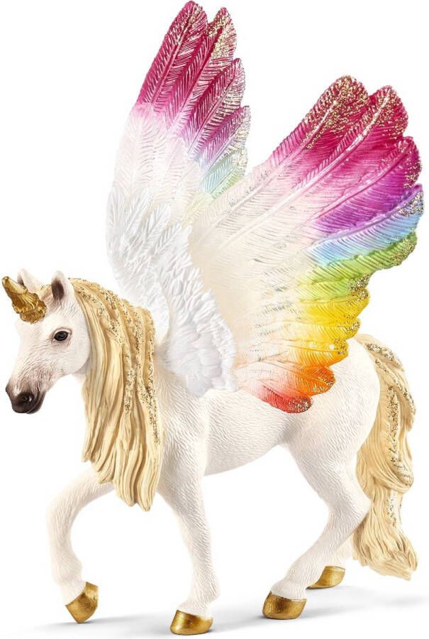 Schleich BAYALA Gevleugelde Regenboog Eenhoorn Speelfiguur Kinderspeelgoed voor Jongens en Meisjes 5 tot 12 jaar 70576