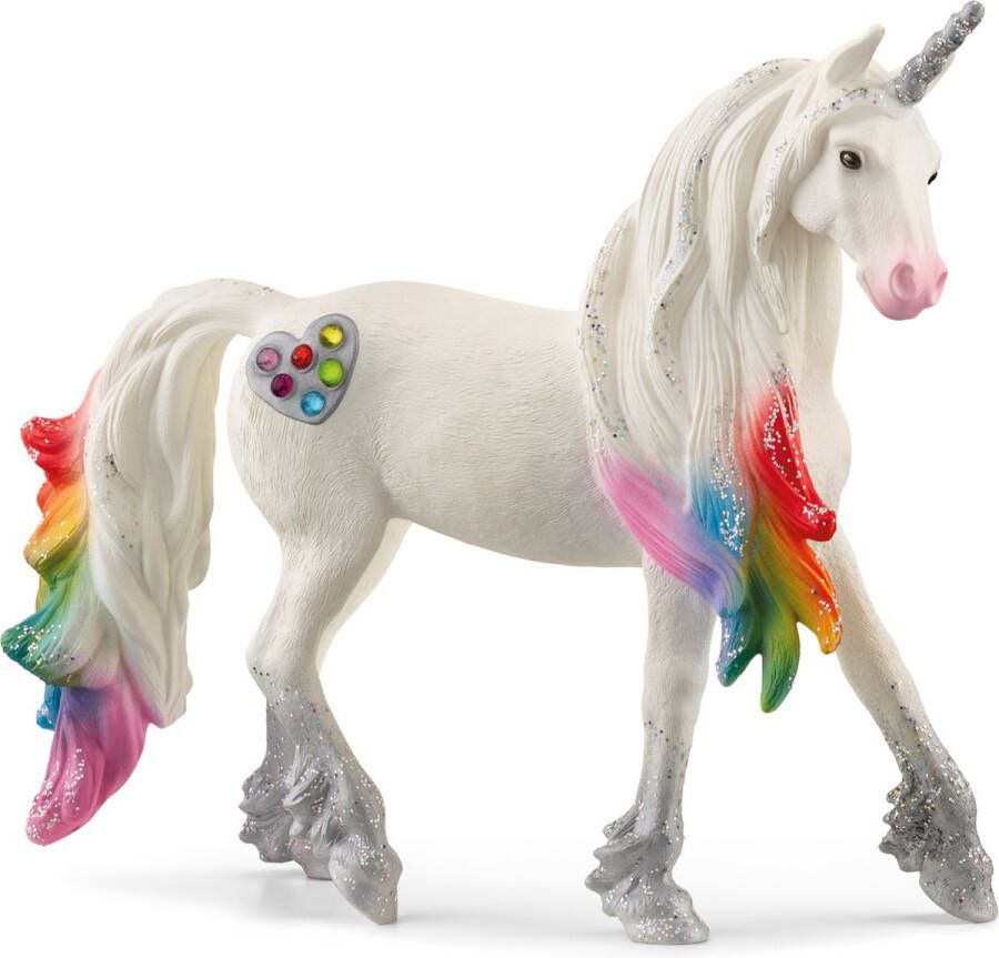 Schleich BAYALA Speelfiguur Regenboog Eenhoorn hengst Fantasie Unicorn Kinderspeelgoed 5 tot 12 Jaar 70725