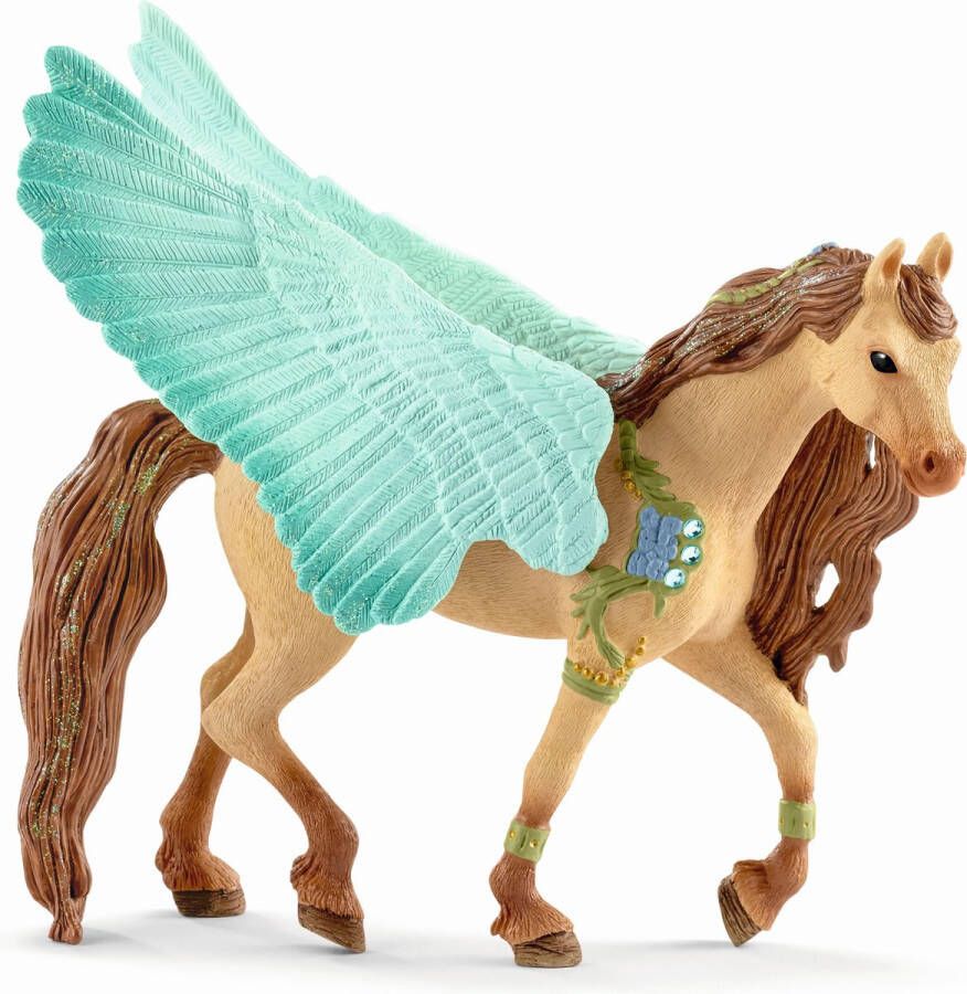Schleich BAYALA Versierde Pegasus hengst Speelfiguur Kinderspeelgoed voor Jongens en Meisjes 5 tot 12 jaar 70574