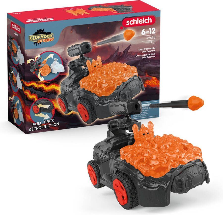 Schleich ELDRADOR CREATURES Lava-crashmobiel met Mini Creature 42668