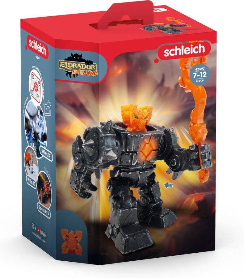 Schleich ELDRADOR CREATURES Shadow Lava Robot 42597