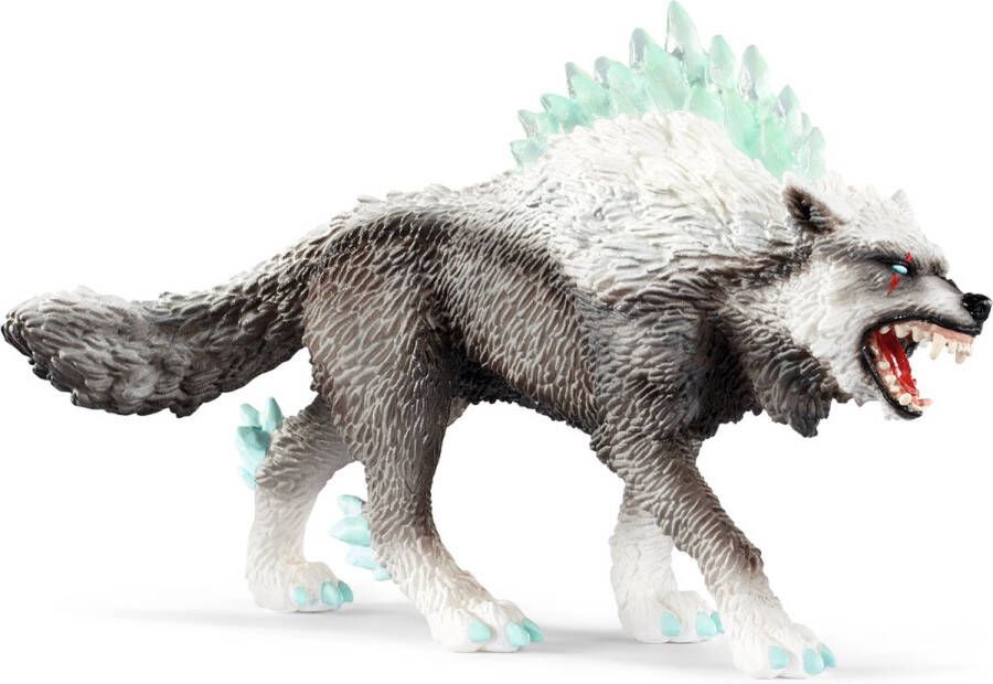 Schleich ELDRADOR CREATURES Sneeuwwolf Speelfiguur Kinderspeelgoed voor Jongens en Meisjes 7 tot 12 jaar 42452