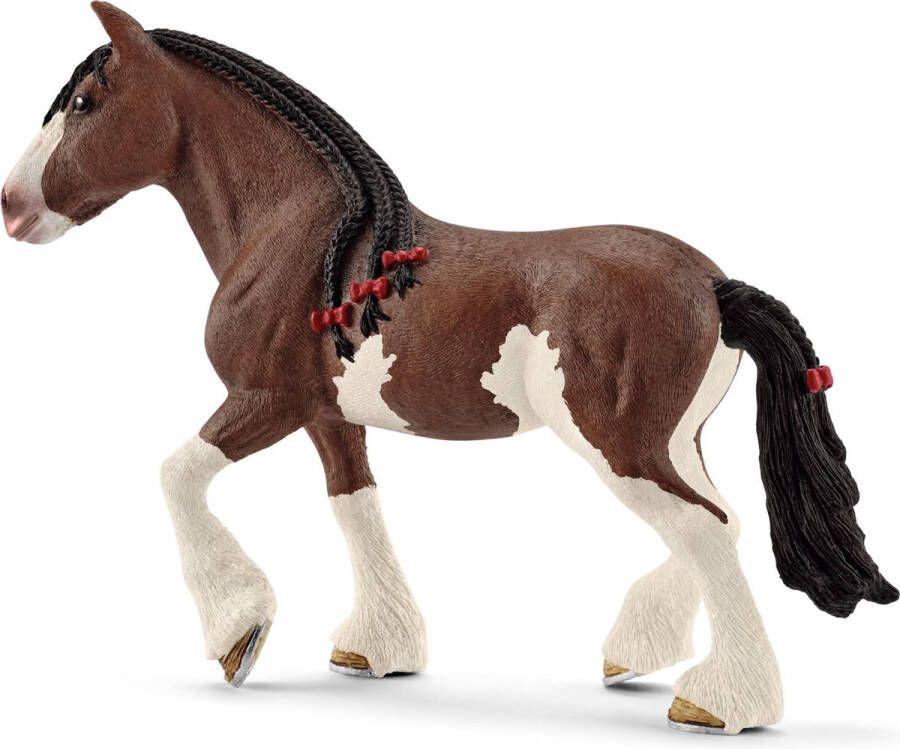 Schleich FARM WORLD Clydesdale merrie speelfiguur Kinderspeelgoed voor Jongens en Meisjes 3 tot 8 jaar 13809
