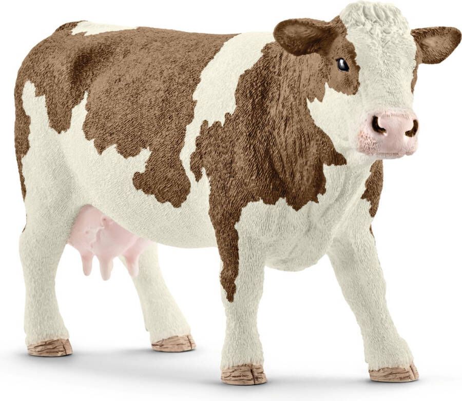 Schleich FARM WORLD Gevlekt vee koe Speelfiguur Kinderspeelgoed voor Jongens en Meisjes 3 tot 8 jaar 13801