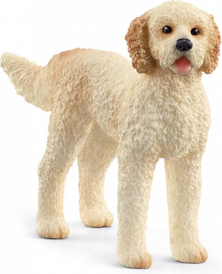 Schleich FARM WORLD Goldendoodlehond Speelfiguur Kinderspeelgoed voor Jongens en Meisjes 3 tot 8 jaar 13939