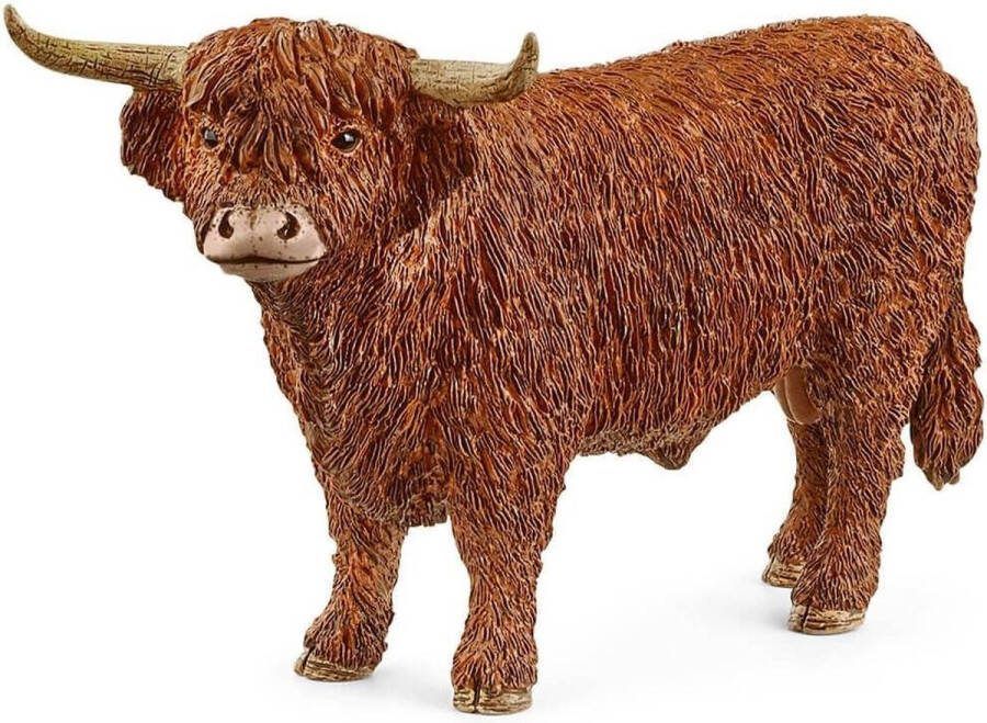 Schleich FARM WORLD Hoogland stier Speelfiguur Kinderspeelgoed voor Jongens en Meisjes 3 tot 8 jaar 13919