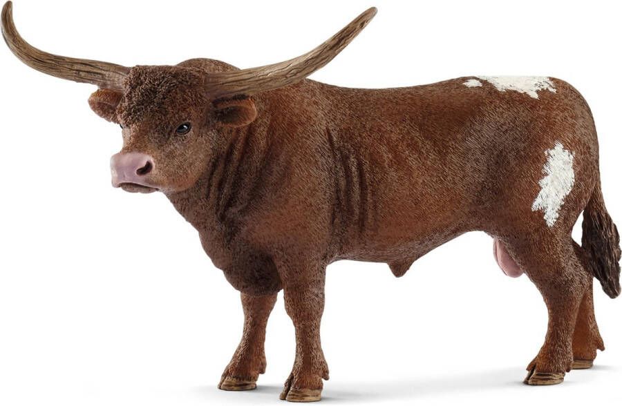 Schleich FARM WORLD Texas longhorn stier Speelfiguur Kinderspeelgoed voor Jongens en Meisjes 3 tot 8 jaar 13866