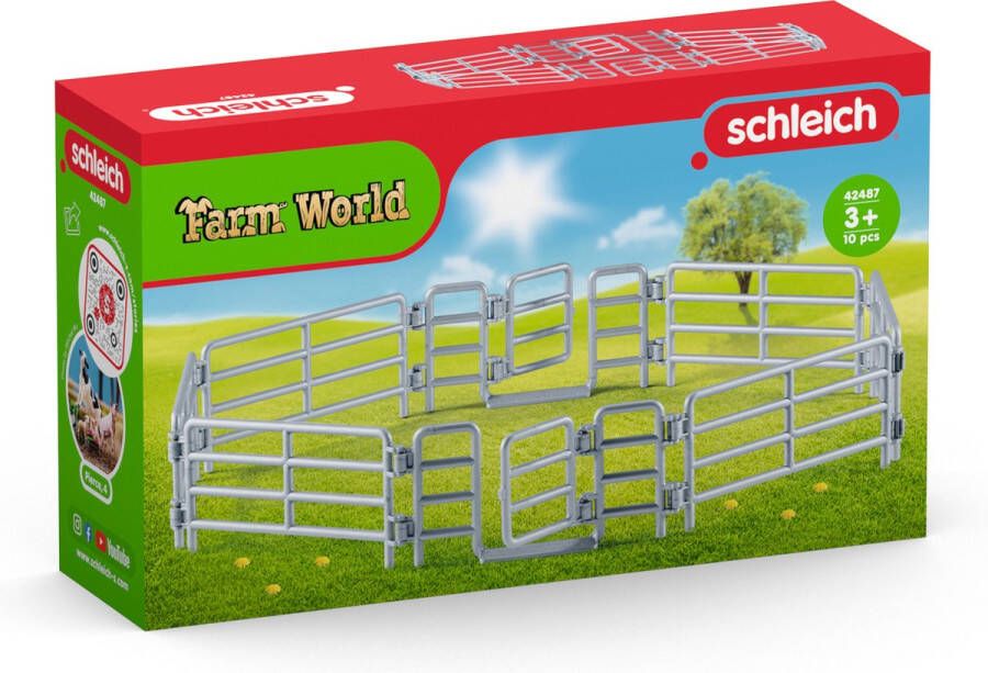 Schleich FARM WORLD Weidehek Accessoires Kinderspeelgoed voor Jongens en Meisjes 3 tot 8 jaar 42487