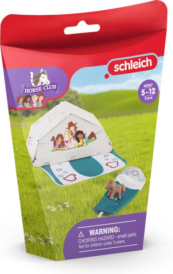 Schleich HORSE CLUB Camping Accessoires Kinderspeelgoed voor Jongens en Meisjes 5 tot 12 jaar 42537