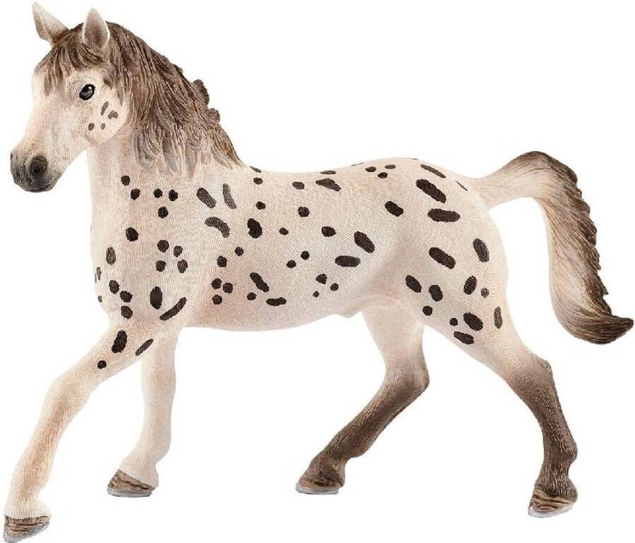 Schleich HORSE CLUB Knabstrupper hengst Speelfiguur Kinderspeelgoed voor Jongens en Meisjes 5 tot 12 jaar 13889