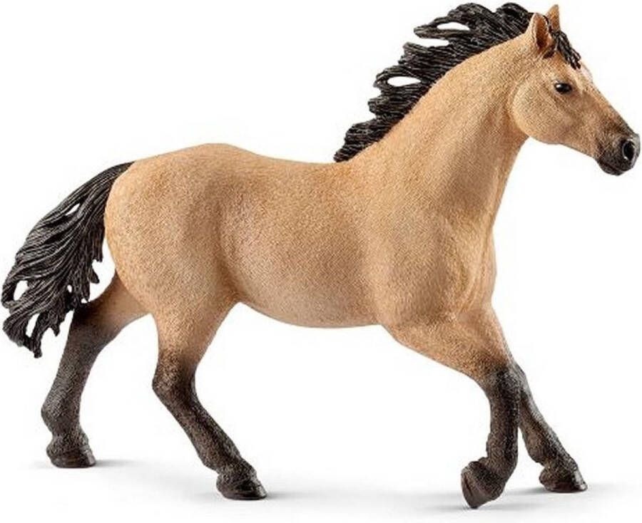 Schleich HORSE CLUB Quarter Horse hengst Speelfiguur Kinderspeelgoed voor Jongens en Meisjes 5 tot 12 jaar 13853