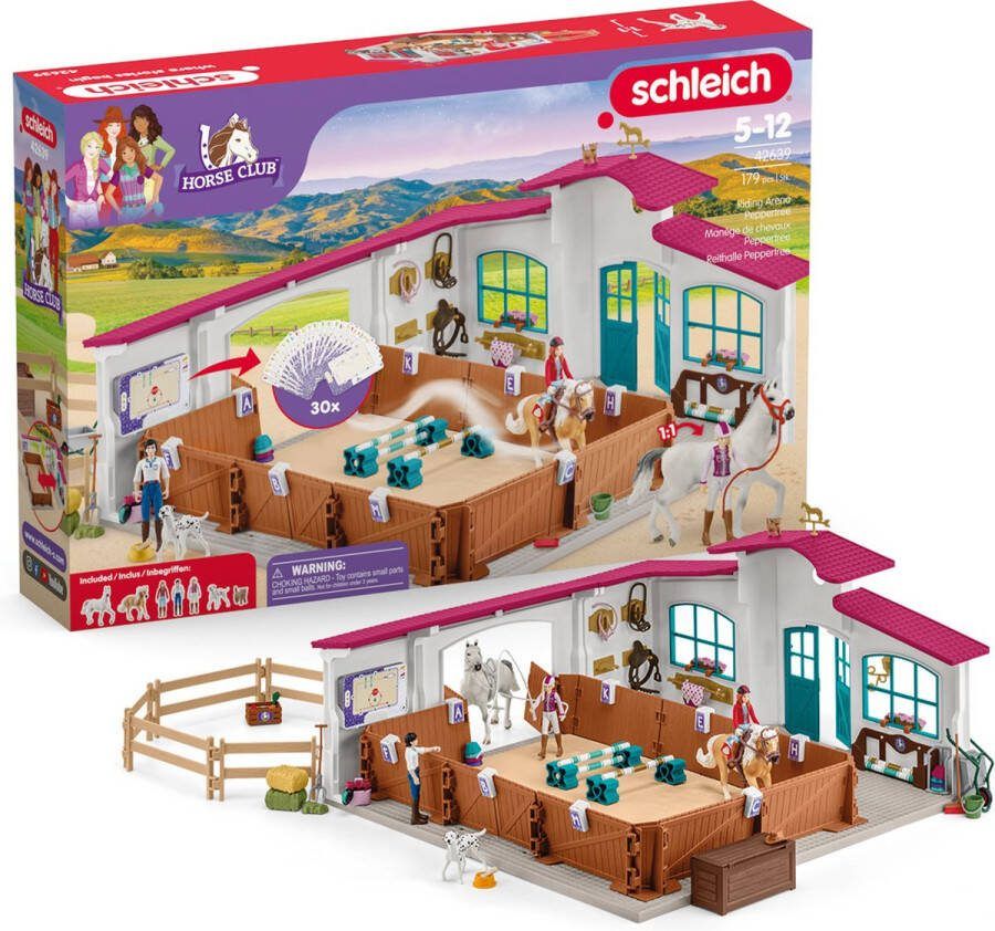 Schleich HORSE CLUB Rijhal Peppertree Paardentraining Paardenspeelgoed 42639