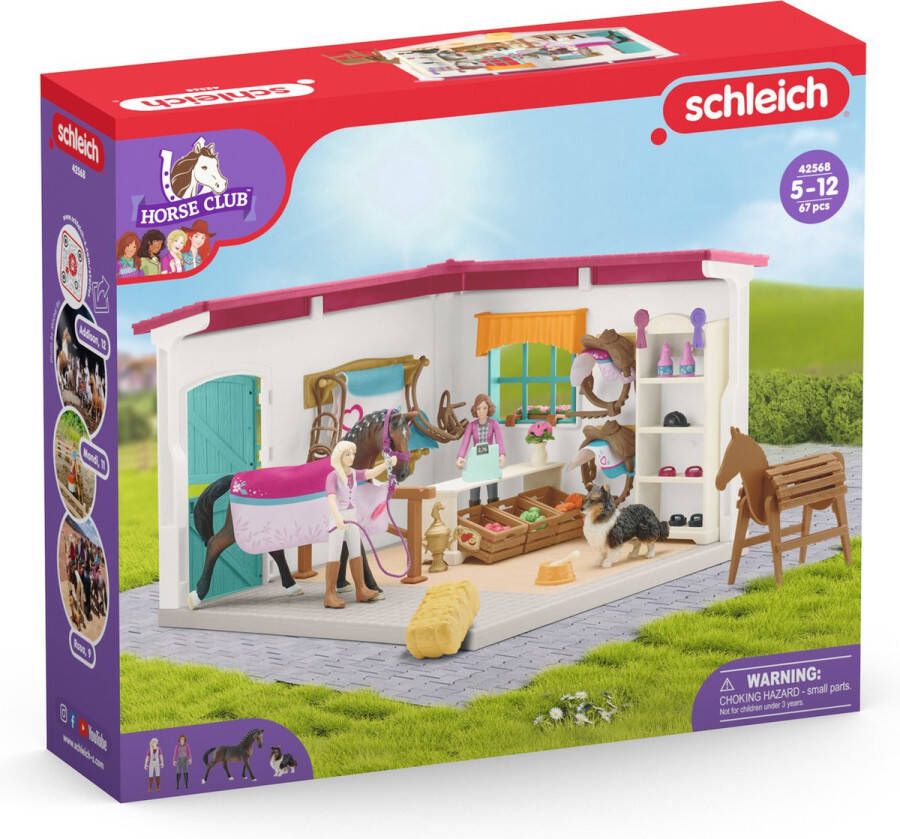 Schleich HORSE CLUB Ruitershop Kinderspeelgoed voor Jongens en Meisjes 5 tot 12 jaar 42568