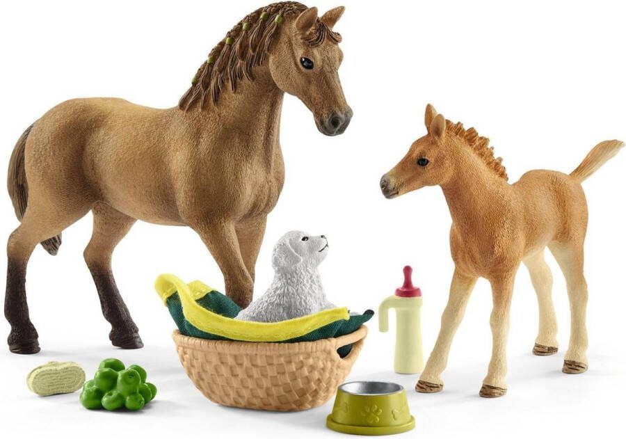 Schleich Babydieren Verzorgingsset Speelfiguur Wild Life -42432
